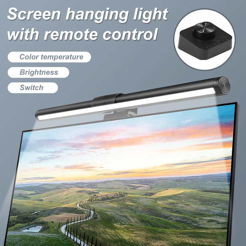 LED Screen Light Bar Monitor For Pc Screen Hanging USB Stepless Dimming RGB Curv - View 8