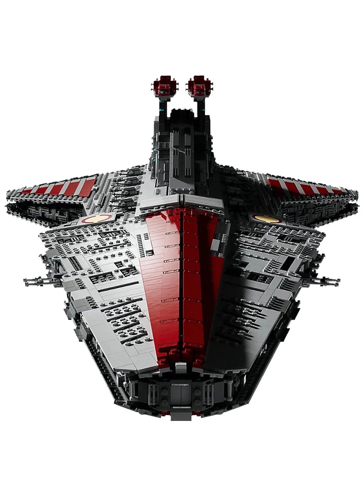 MINISO Disney 5374pcs Wars Stars Battle Biggest Venator-class Republic Attack Cr - View 9