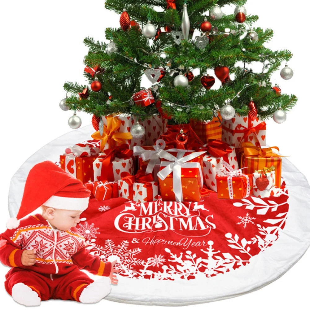 Christmas Tree Skirt Well-Made And Long-Lasting Christmas Tree Skirt F - Lifestyle View