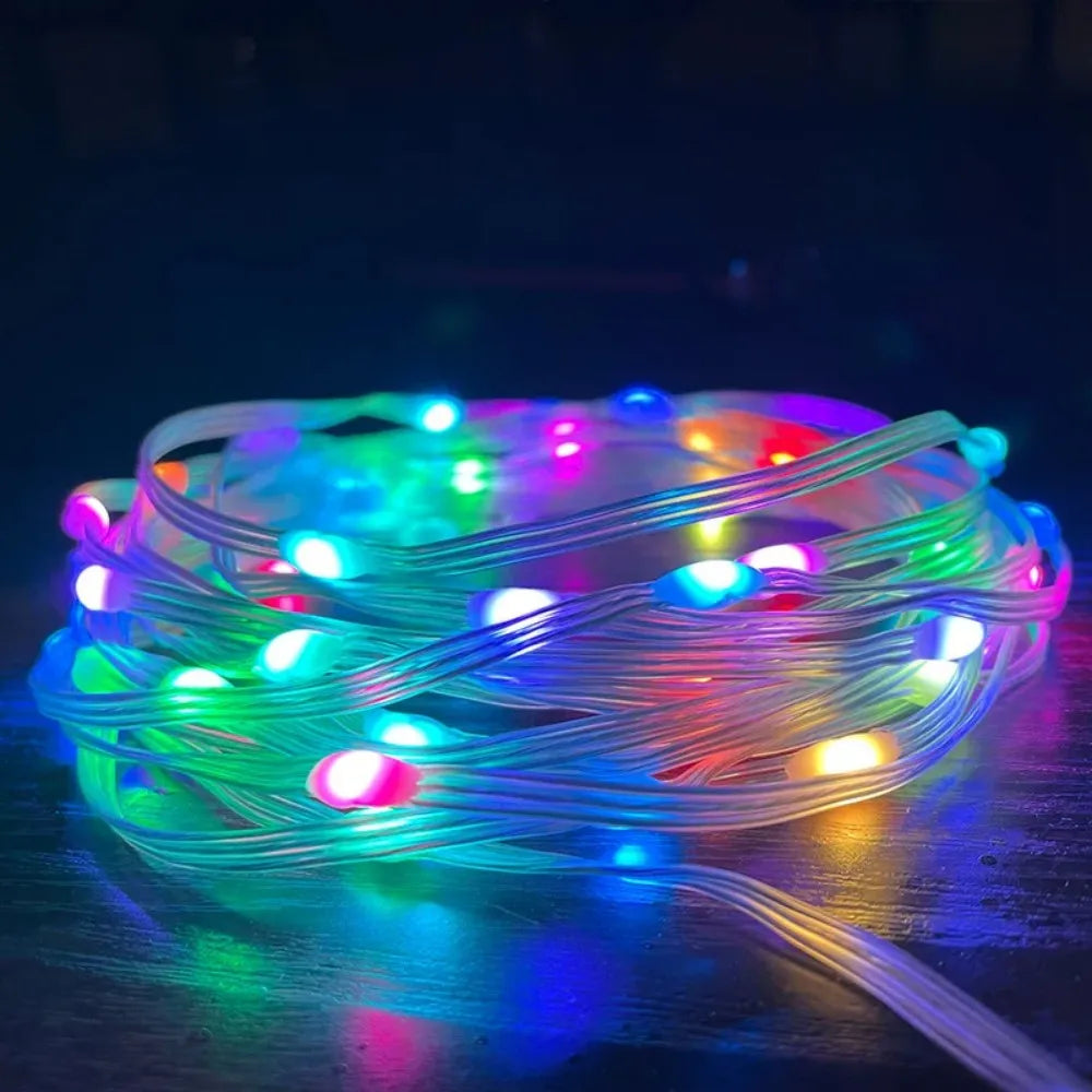 Christmas Tree Lights 20M Fairy String Lights w/ APP Control Music Syn - View 17
