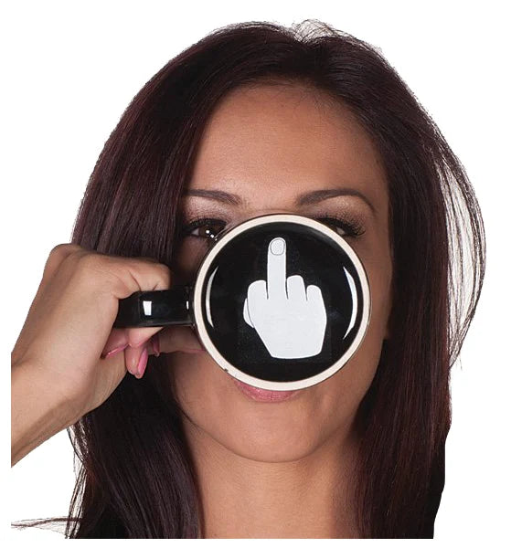 Drop shipping!Ceramic Middle Finger Coffee Cups Personality Office Gifts Have A - View 7