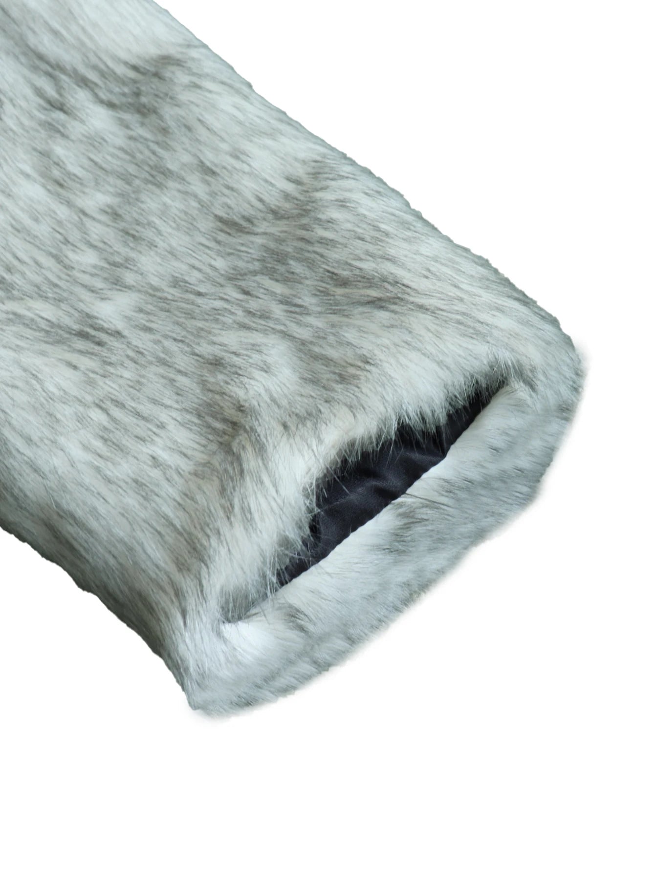 Men's Winter Coat Warm and Soft Faux fur Coat Perfecto for Men Fashion and Gorge - Back View