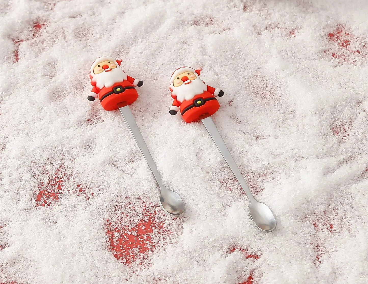 Ceramic Christmas Mug with Lid Spoon Cute Cartoon Coffee Cup New Year - Feature Highlight
