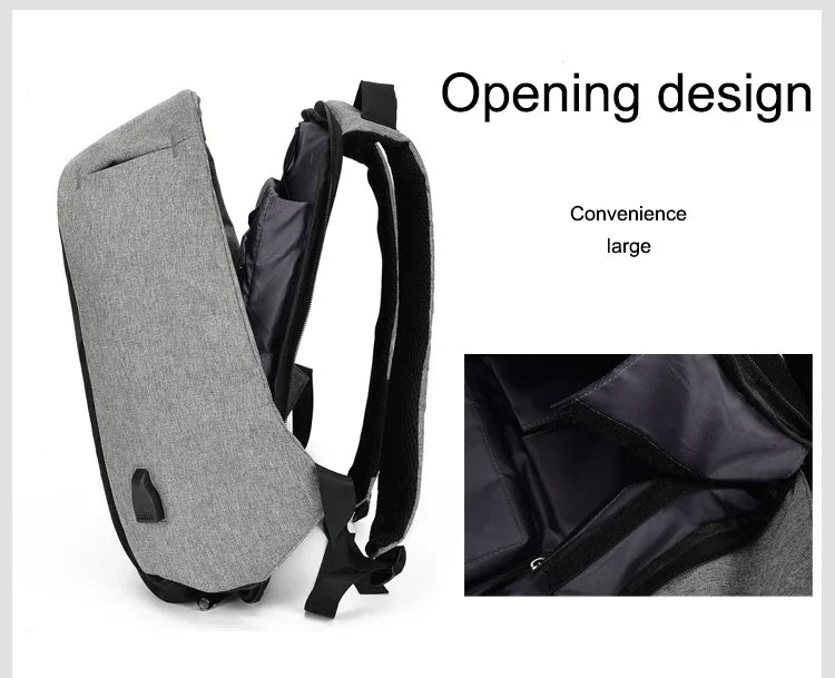 Anti-theft Backpack Bag 15.6 Inch Laptop Men Mochila Male Waterproof B - Color Variant