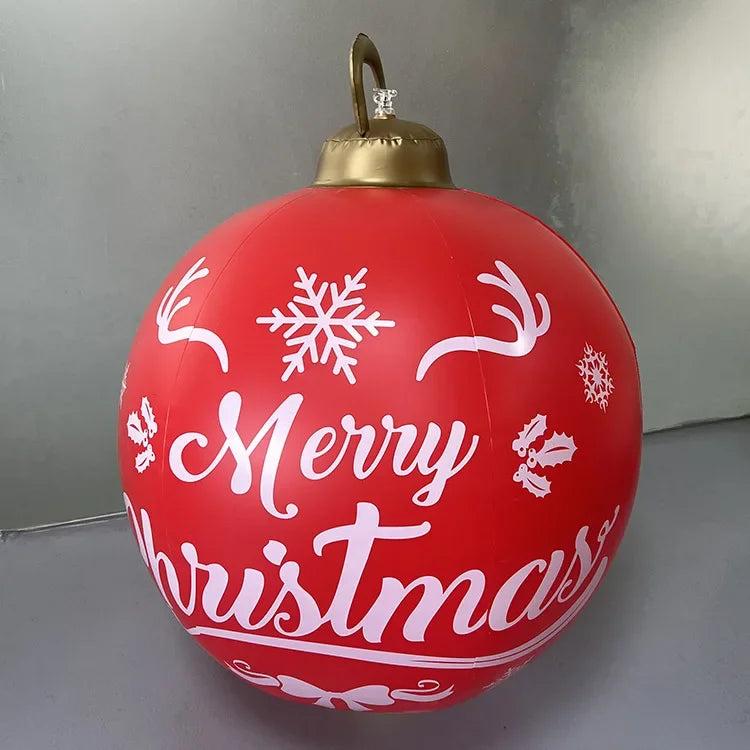 60cm Outdoor Christmas Inflatable Decorated Ball PVC Giant Big Large B - Packaging View