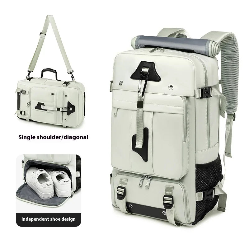 55L Large Capacity Travel Bag For Men 15.6 Inch Laptop Suitcase Backpa - View 35