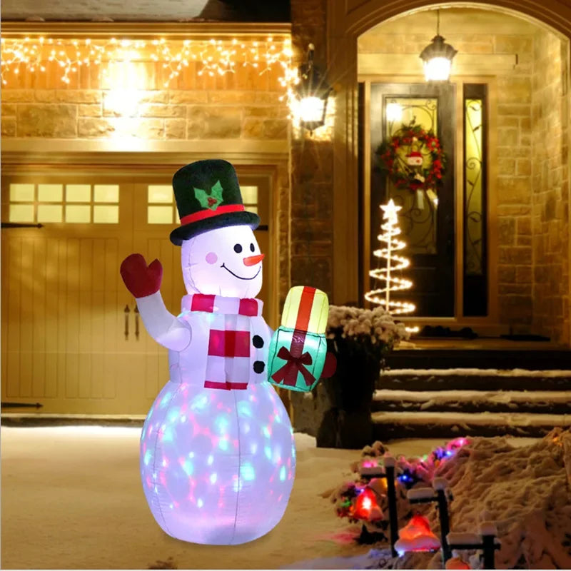 4 Inflatable Christmas Decorations Outdoor Garden Courtyard Decoration - Feature Highlight
