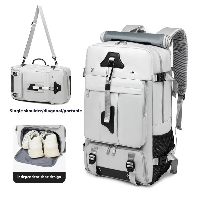 55L Large Capacity Travel Bag For Men 15.6 Inch Laptop Suitcase Backpa - View 34