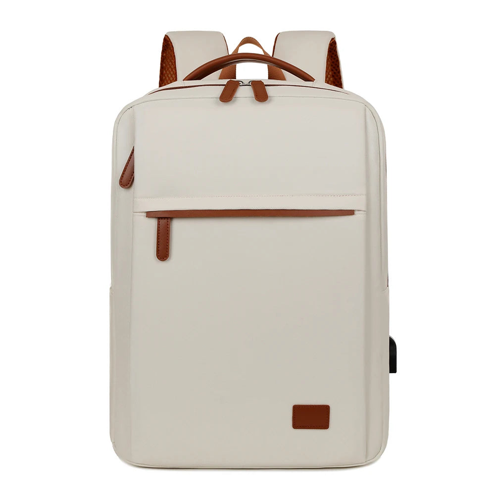 New Computer Bag, Backpack, Men's and Women's Large Capacity Travel, Commuting, - Back View