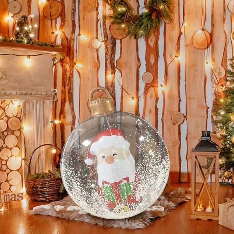 2026 Christmas Santa Snowman Balloons Xmas Tree Decorations Outdoor Ho - Color Variant 3