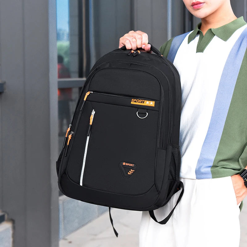 Minimalist Large Capacity Backpacks Men's Waterproof Oxford Commute School Backp - View 7