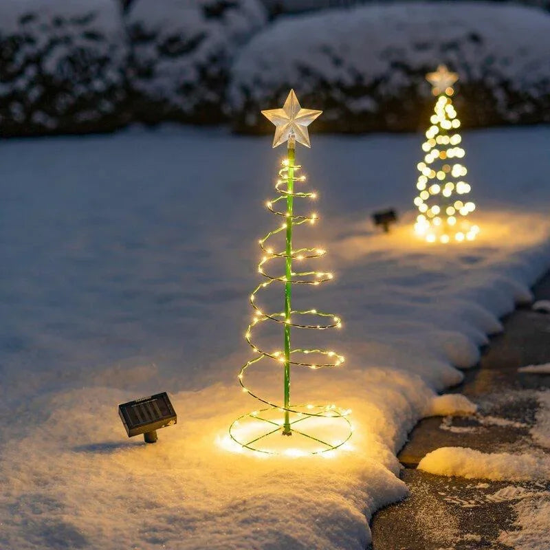 Outdoor Waterproof Solar Led Christmas Tree Decoration Solar Powered String Ligh - View 4