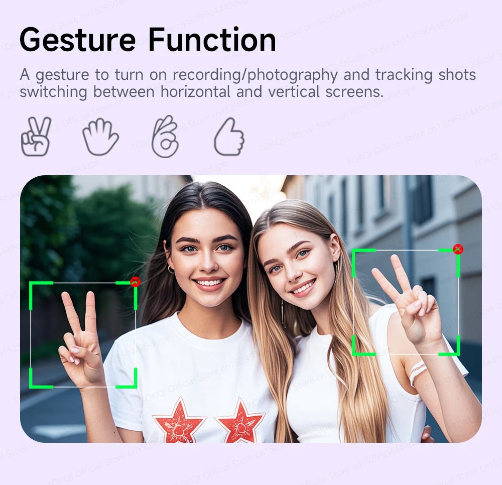 AI Tracking Deskpot Gimbal Tripod with Extendable Selfie Stick for Mob - View 43