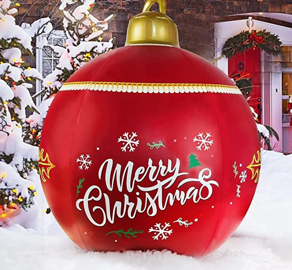 Christmas Pattern Inflatable Balloon Outdoor Fun Christmas Day Atmosph - Interior View