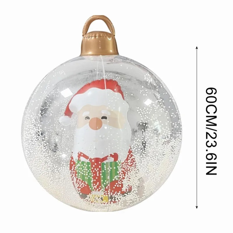 2026 Christmas Santa Snowman Balloons Xmas Tree Decorations Outdoor Ho - Interior View
