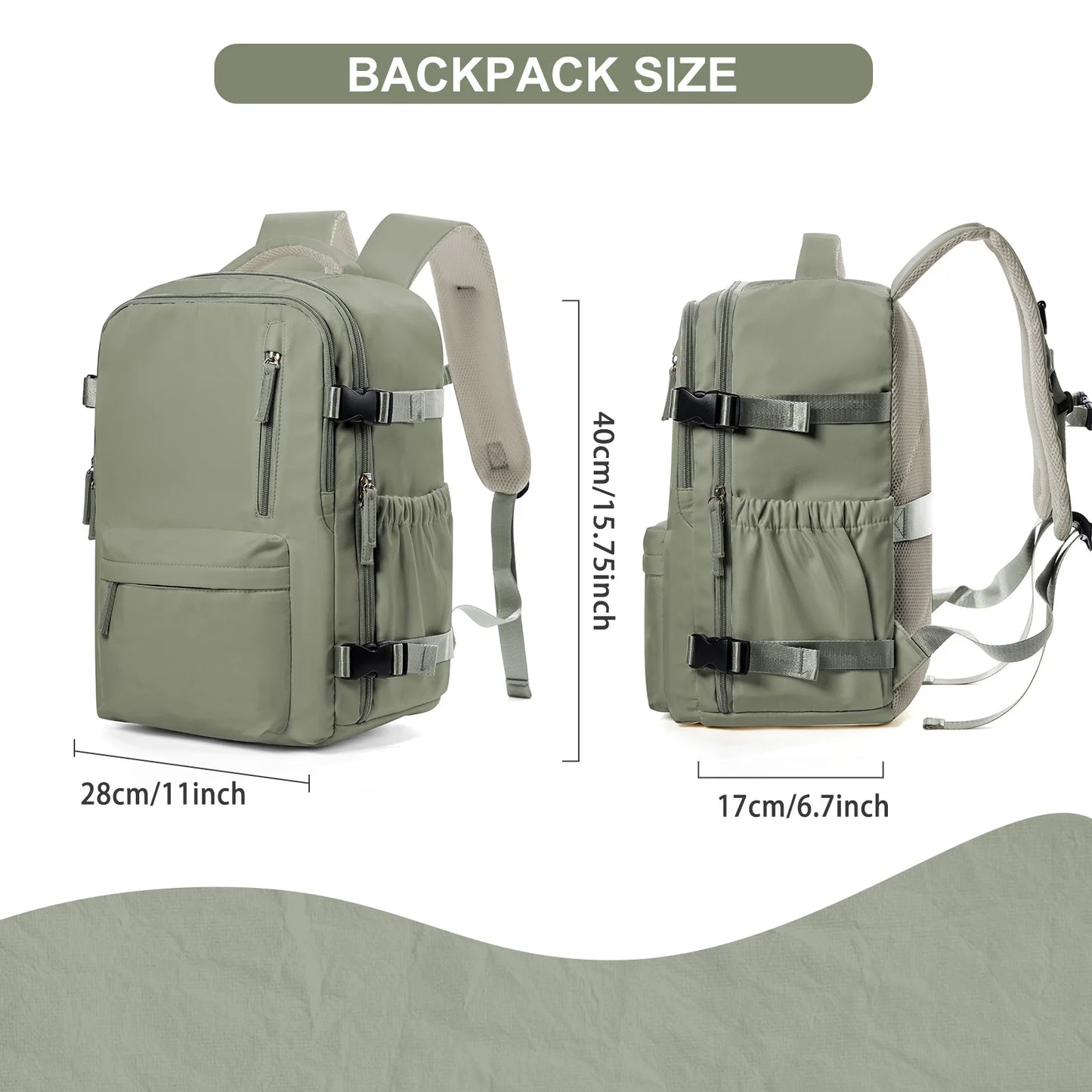 Men's Backpack Travel Backpack Cabin Bag Size Ryanair 40x20x25 Backpack Large Wa - View 9