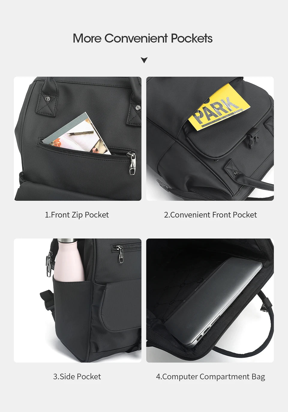 Tigernu New Ladies Casual Backpack For Women Splashproof TPU...