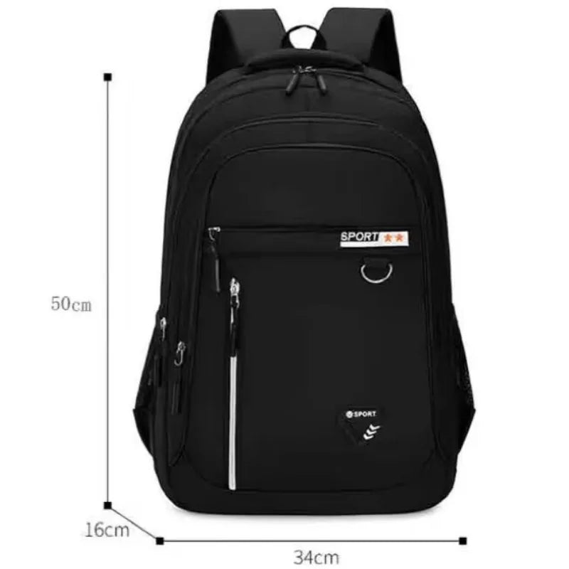 Minimalist Large Capacity Backpacks Men's Waterproof Oxford Commute School Backp - View 6
