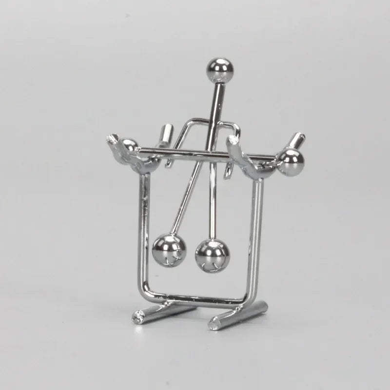 Stainless Steel Balance Ball Toy Creative Pendulum Cradle Iron Man