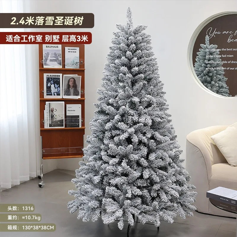 Christmas Snowfall, Plucking, Encryption, Christmas Tree Ornaments, Ch - Close-up View