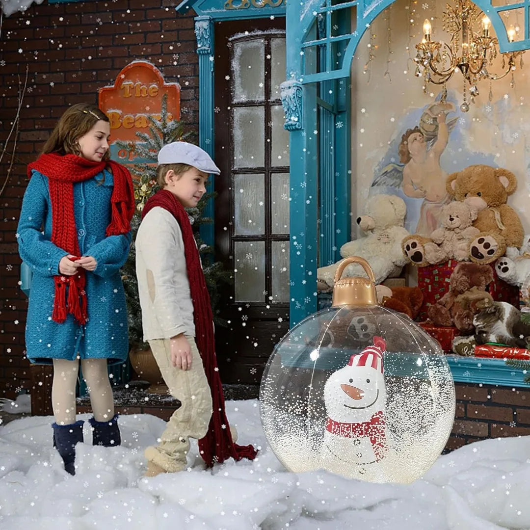 2026 Christmas Santa Snowman Balloons Xmas Tree Decorations Outdoor Ho - Detail View