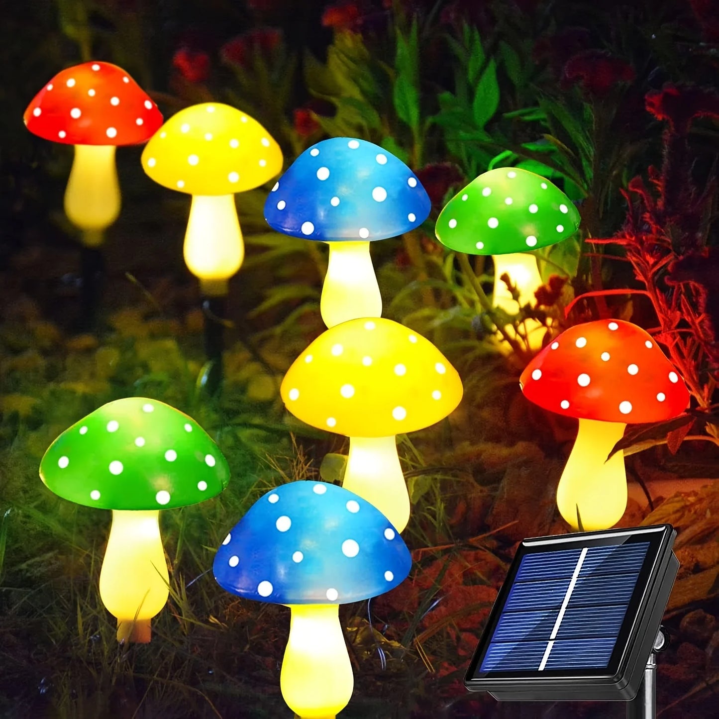 Christmas Night Lights 8Modes for Garden Pathway Lawn Landscap Decor S - Side View