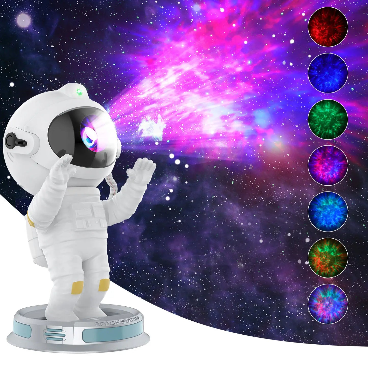 2025 New Real Astronaut Galaxy Projector Lamp Spaceman Star Projector - Alternative Angle