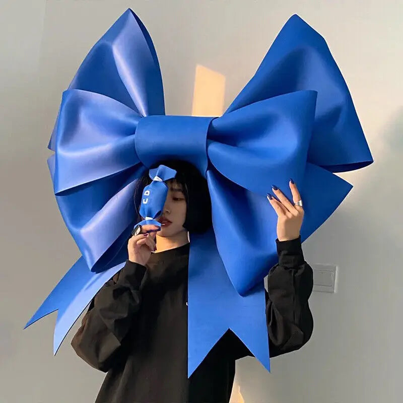 Christmas Tree Decoration New Year Party Prop Christmas Big Bow EVA Sh - Lifestyle View