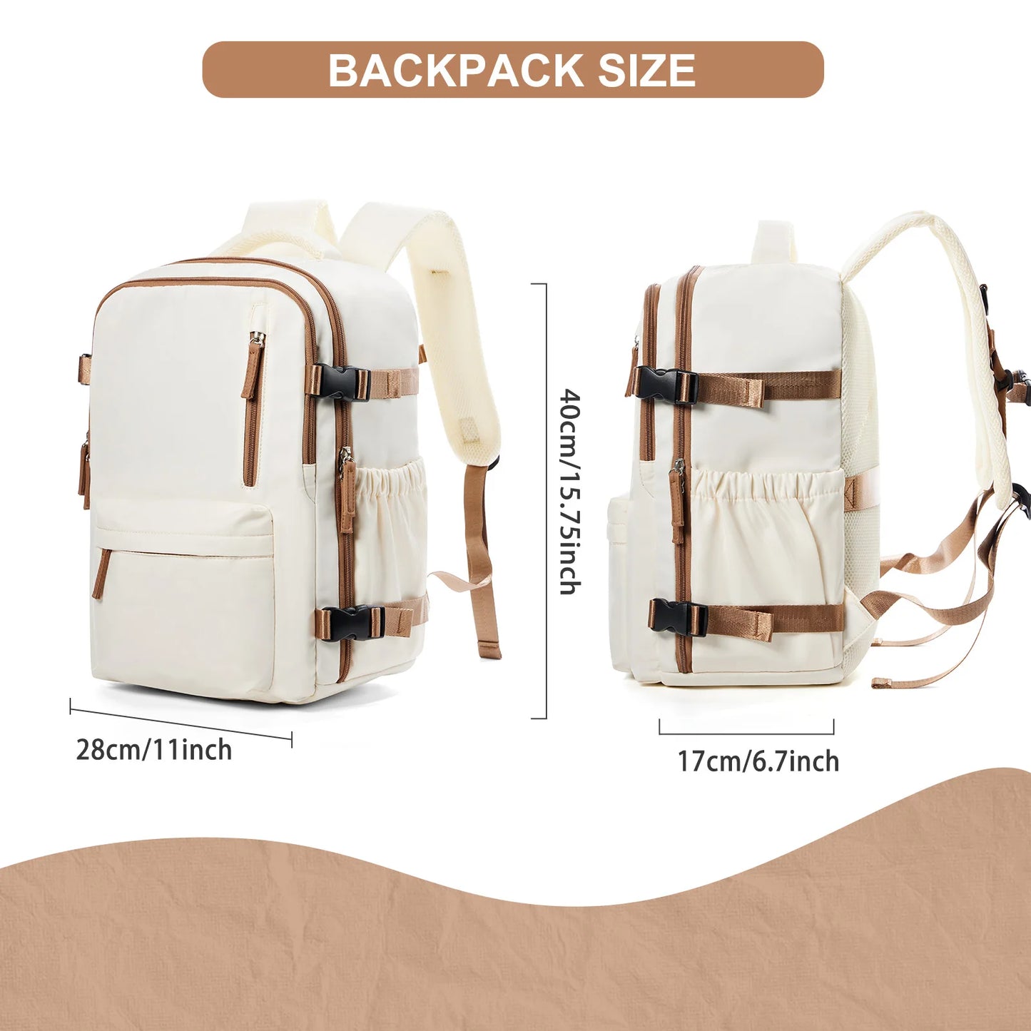 Men's Backpack Travel Backpack Cabin Bag Size Ryanair 40x20x25 Backpack Large Wa - View 11