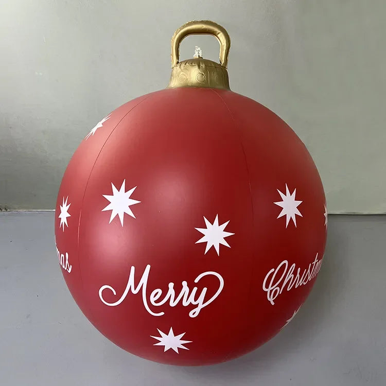 60cm Outdoor Christmas Inflatable Decorated Ball PVC Giant Big Large B - View 22