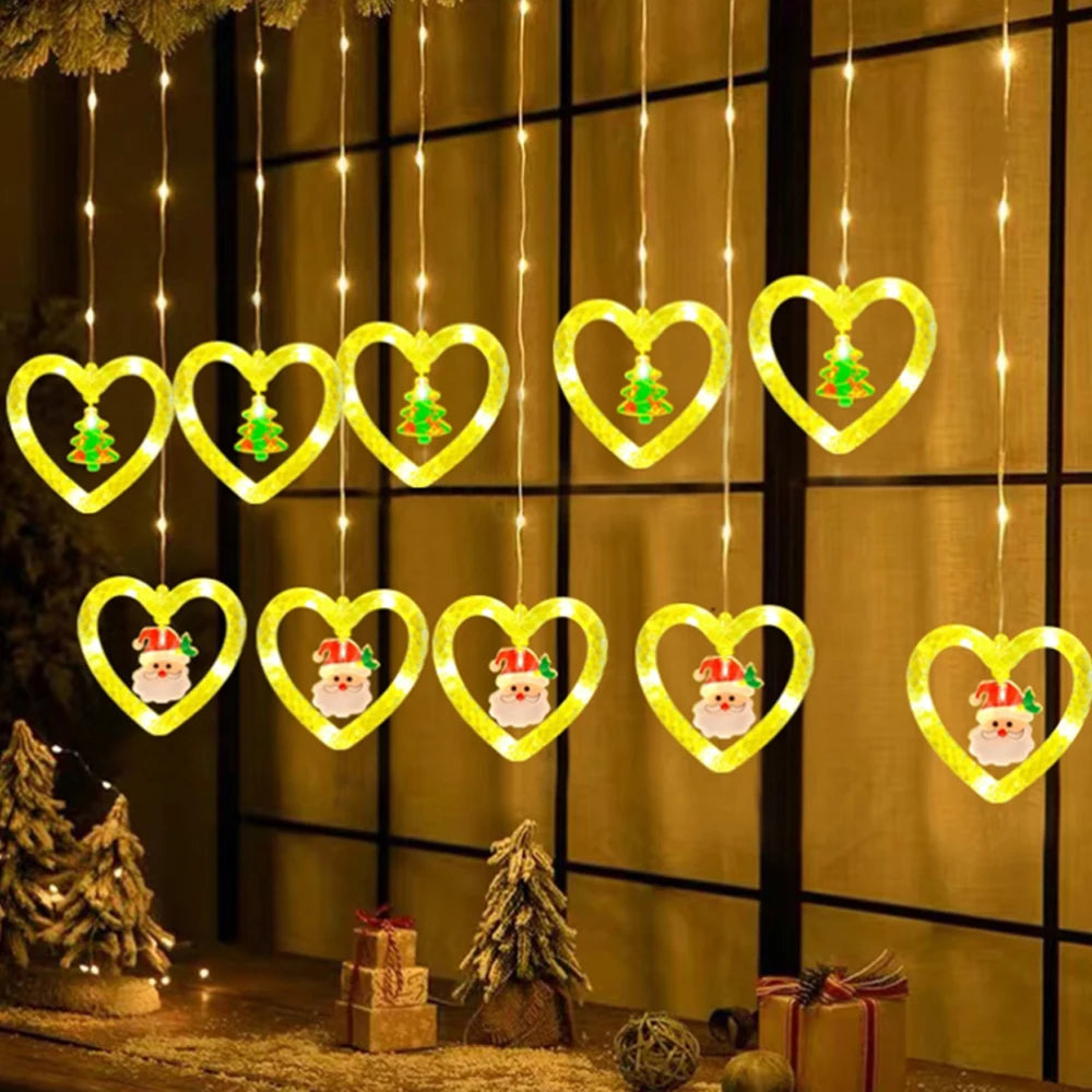 Christmas Led Decorative Lights Strip Star Curtain Lights Christmas Tr - Construction Detail