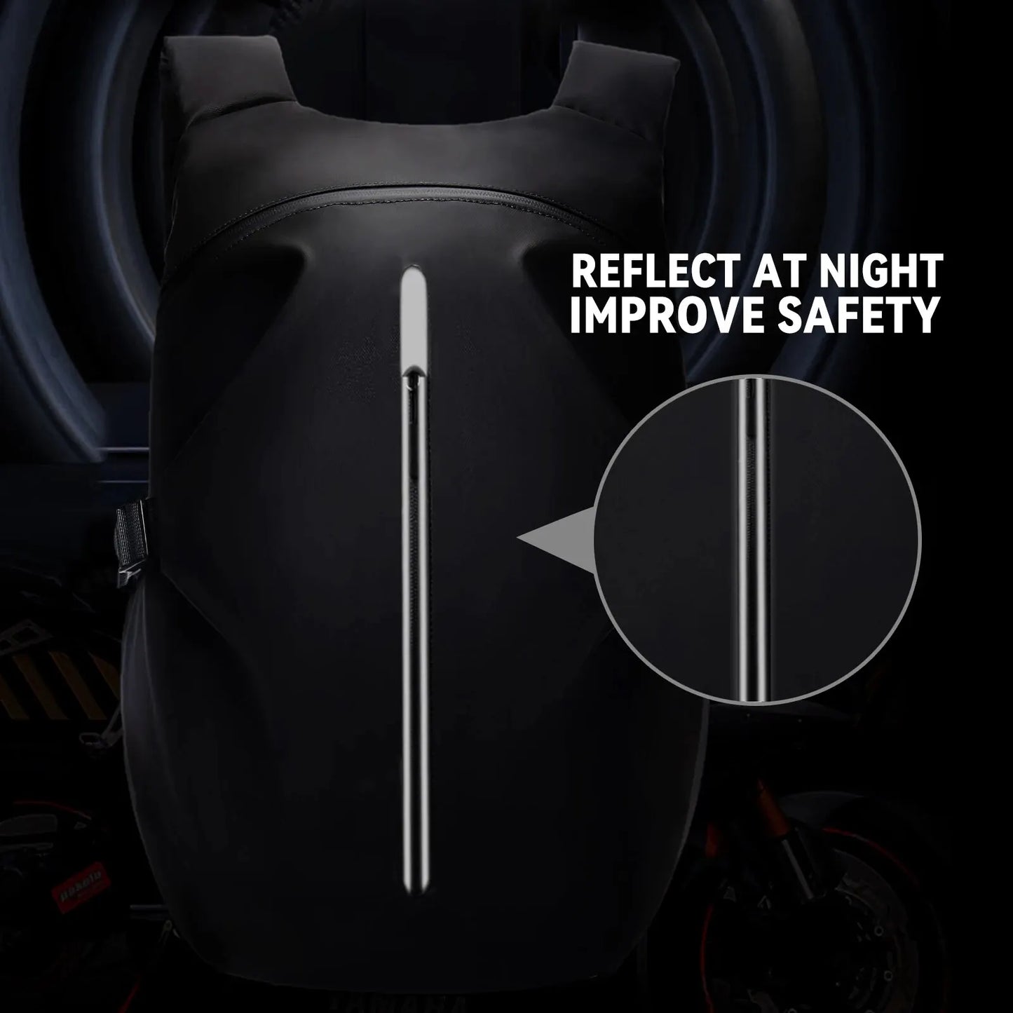 Likros Motorcycle Backpack Waterproof Foldable Helmet Backpack Men Travel Backpa - View 4