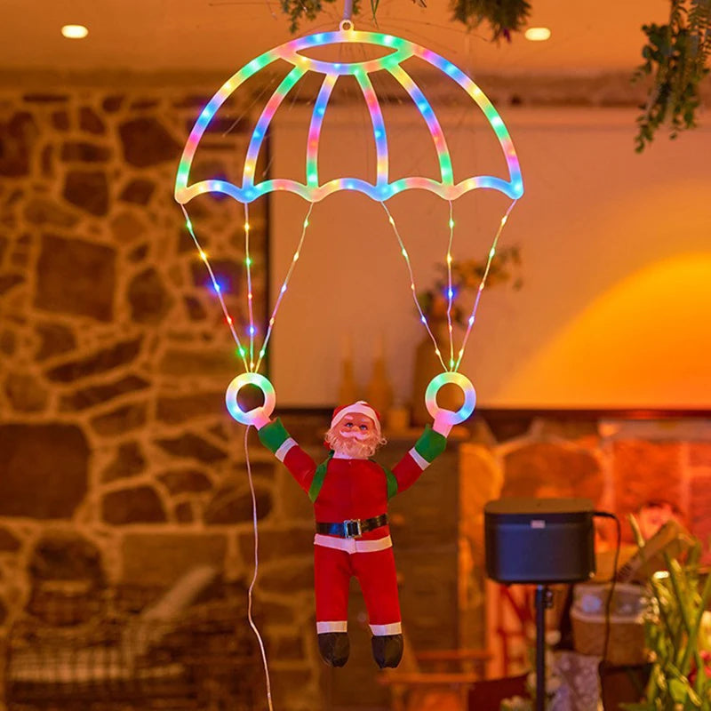 Christmas Parachute Light with Santa Claus 8 Mode Hanging Xmas Lamp fo - View 25