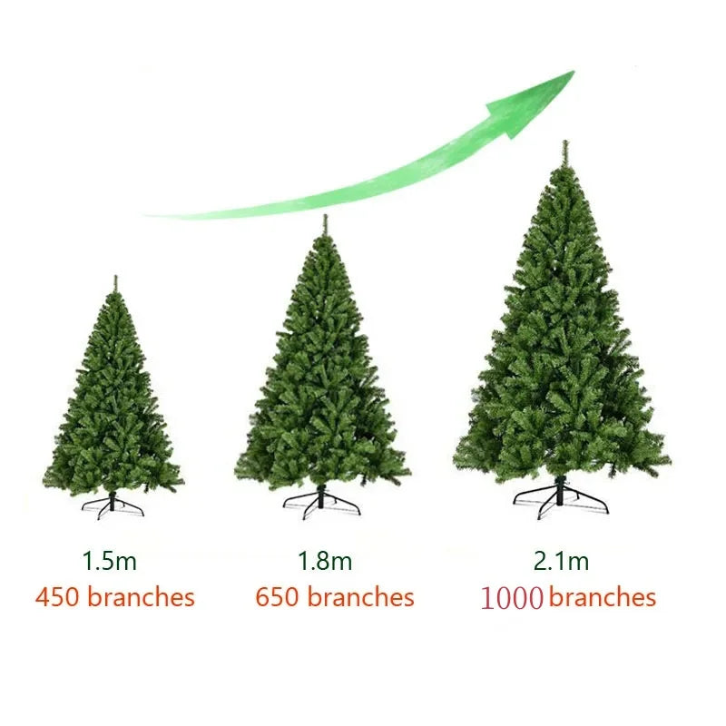 2.1MChristmas Tree Decoration Artificial Christmas Tree Decoration Tre - Detail View