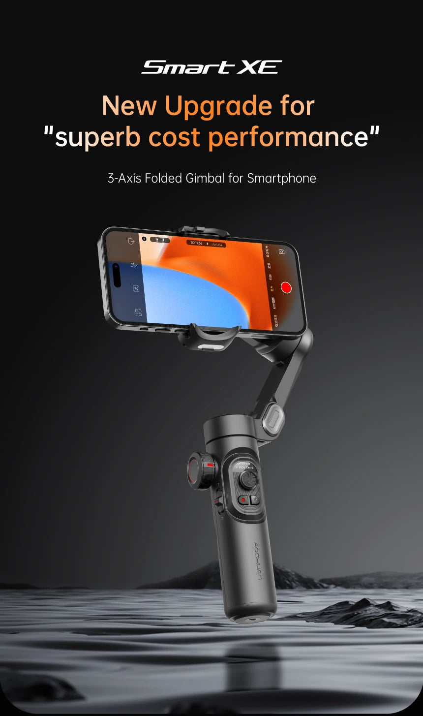 AOCHUAN 3-Axis Handheld Gimbal Stabilizer for Smartphone with Fill Lig - Pattern Detail