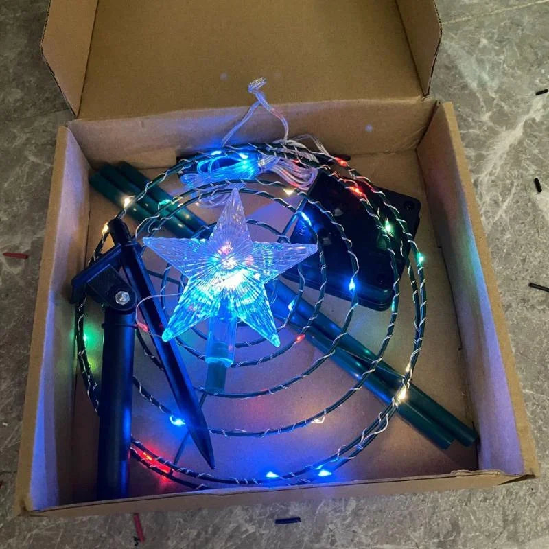 Outdoor Waterproof Solar Led Christmas Tree Decoration Solar Powered String Ligh - View 13