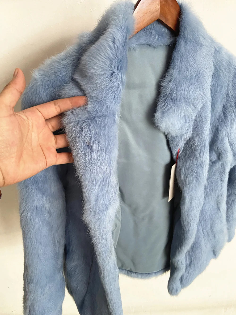 Fancy Rani Natural Rabbit Fur Coat Women Winter Jacket Real Leather And Fur Wome - View 29