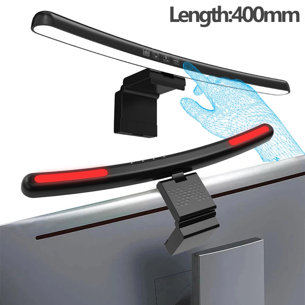 Curved Screen Hanging Light Bar RGB Desktop Background Atmosphere Lamp 3-Color E - View 29