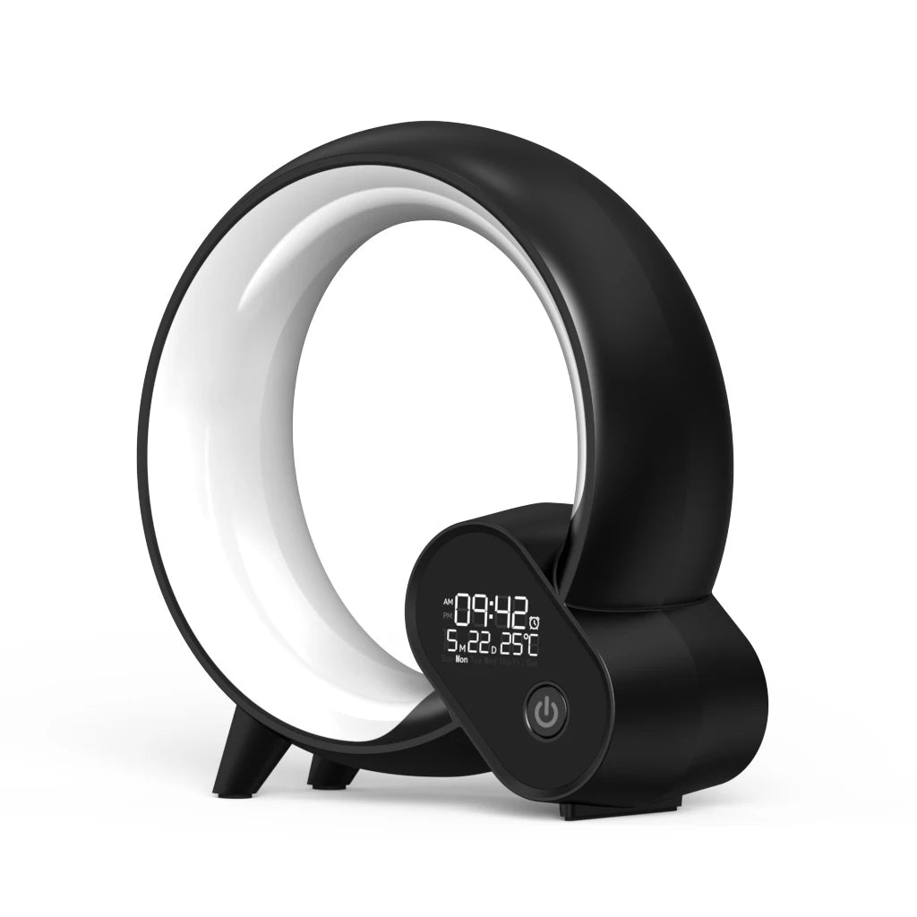 Novelty Smart Q Wake Up Light Ambient Light And Wake-Up Night Light Dimmable Wak - Back View
