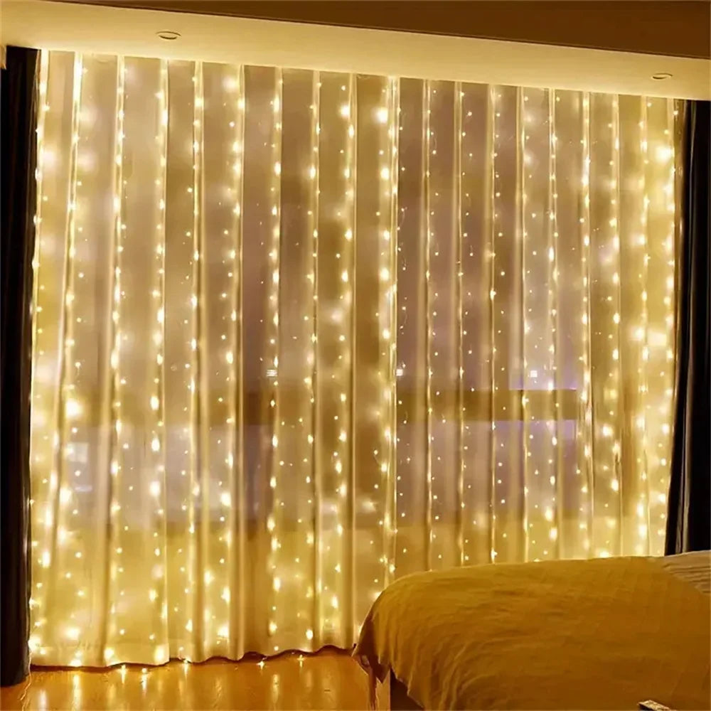 Christmas Light Party Birthday Wall Decoration LED 8 Mode 3/6M Garland - Material Detail