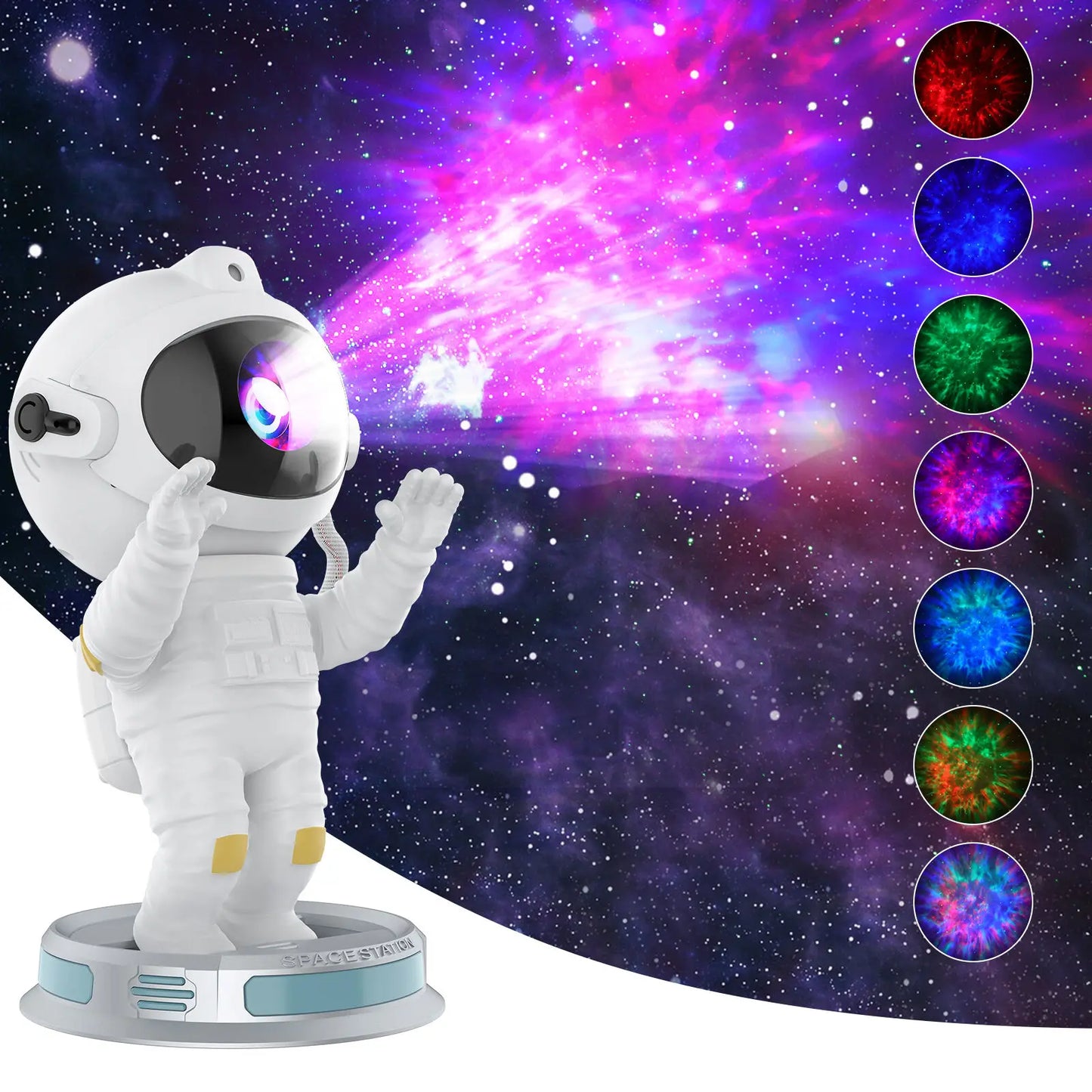 2025 New Real Astronaut Galaxy Projector Lamp Spaceman Star Projector - Lifestyle View