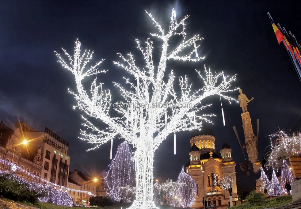 Christmas Holiday Street Decoration Fancy LED Christmas Tree Motif Lig - Feature Highlight