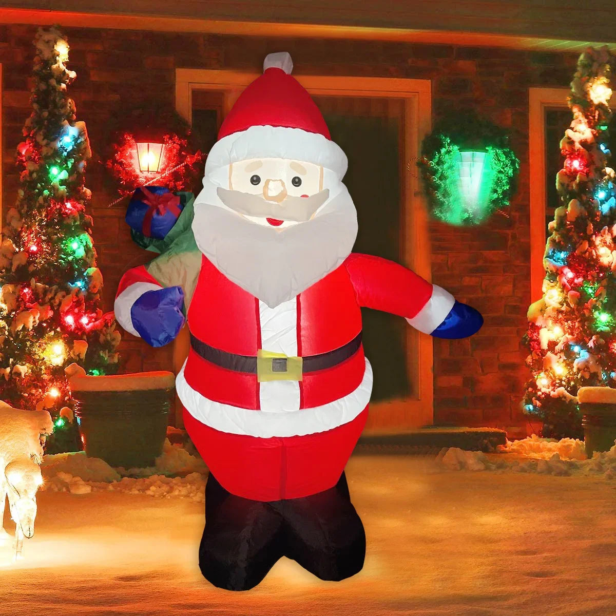 4 Inflatable Christmas Decorations Outdoor Garden Courtyard Decoration - Material Detail