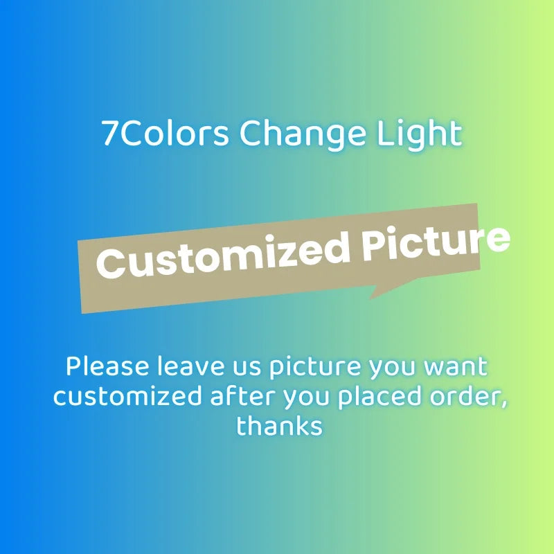 【Customized 8cm】Creative Gifts Laser Engraving Crystal Ball Night Lamp 2D Night - View 14