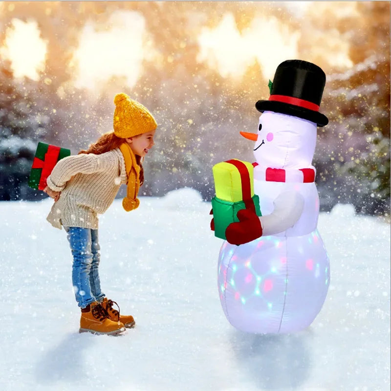 4 Inflatable Christmas Decorations Outdoor Garden Courtyard Decoration - Color Variant