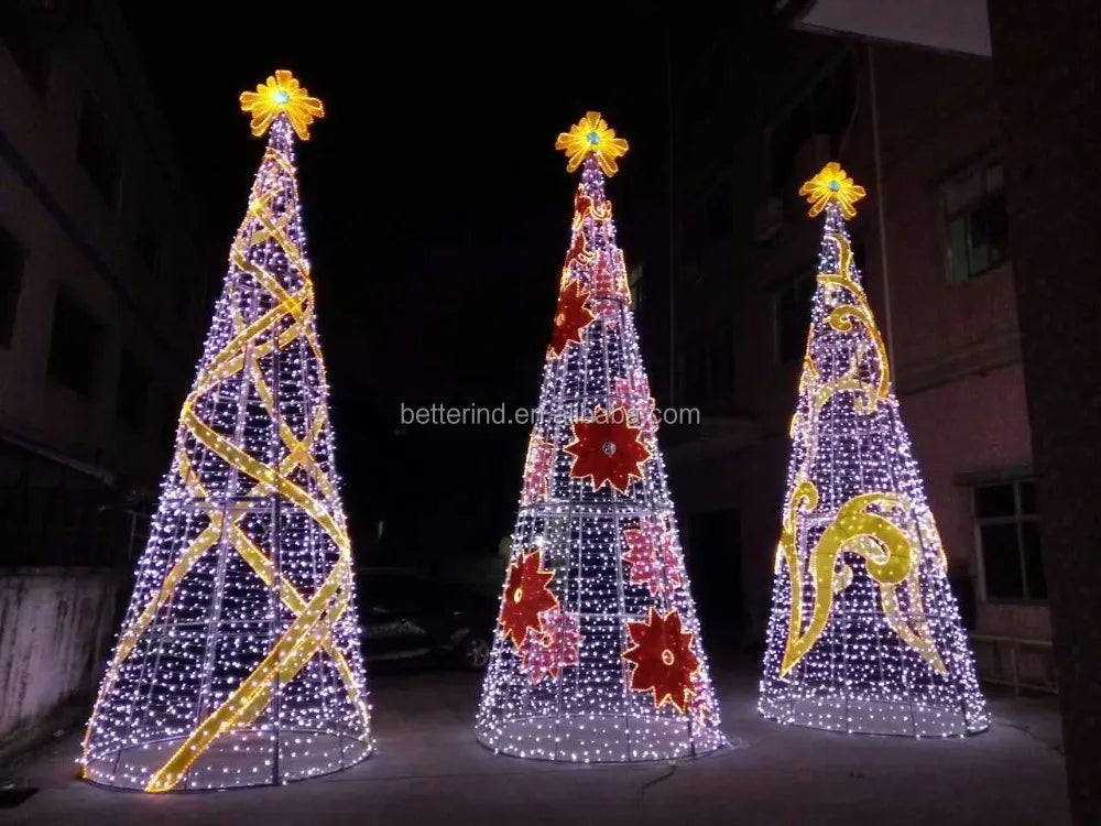 Outdoor LED Christmas Tree for Commercial Street Decorations - View 4