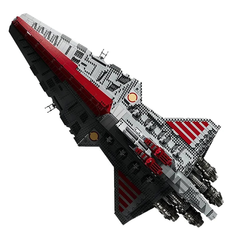 MINISO Disney 5374pcs Wars Stars Battle Biggest Venator-class Republic Attack Cr - View 8