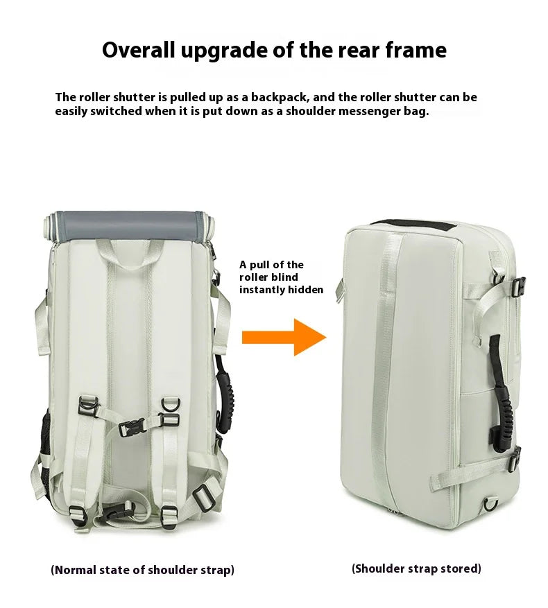 55L Large Capacity Travel Bag For Men 15.6 Inch Laptop Suitcase Backpa - Color Variant