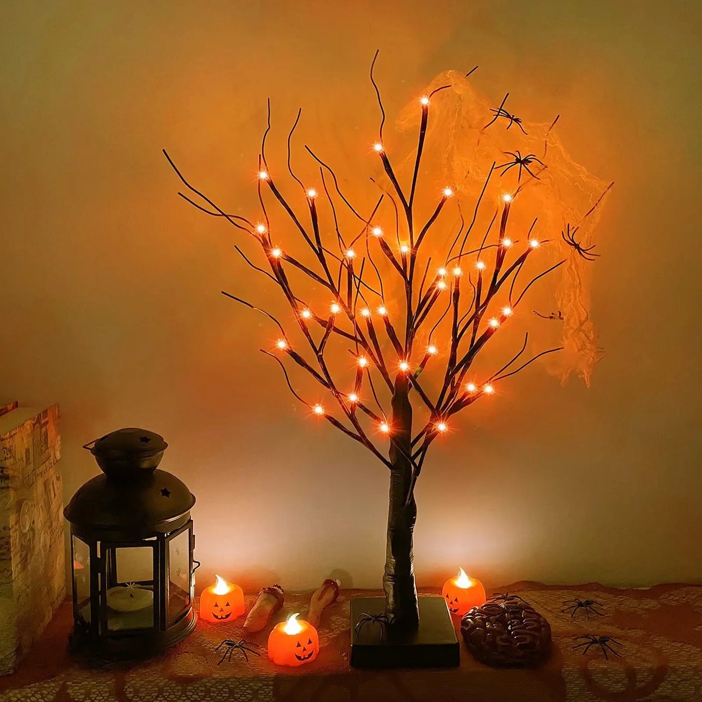 Christmas LED Tree Lights Christmas Birch Tree Home Decoration Lights - Pattern Detail