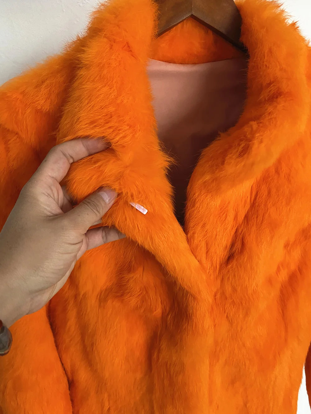 Fancy Rani Natural Rabbit Fur Coat Women Winter Jacket Real Leather And Fur Wome - View 45